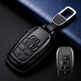 丰田埃尔法钥匙套30系40系皇冠威尔法专用汽车用品扣壳保护套真皮