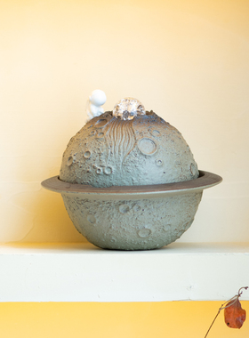 现代简约流水摆件USB循环水宠物猫饮水器送对象同事生日礼物静音