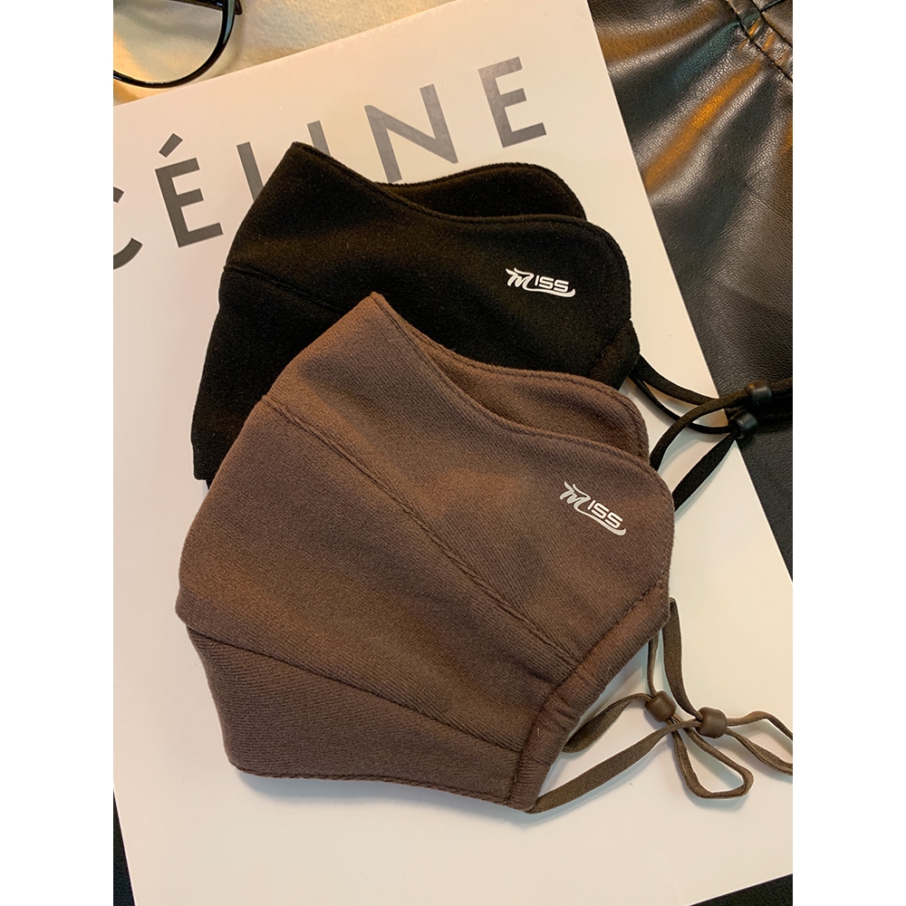 秋冬季新款加厚保暖口罩女士可调节男透气防风防寒面罩可水洗舒适