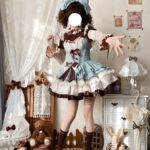 薄巧芙芙新年薄荷巧克力Lolita原创设计狗短doll感公主裙可爱洋装