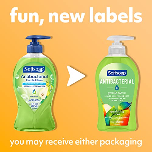 极速Softsoap Antimbacterial Liquid Hand Soap  Gentle Clean