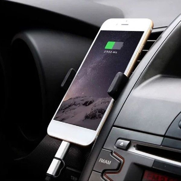 速发Car Phone Mount for Circular Air Conditioning Outlet 360