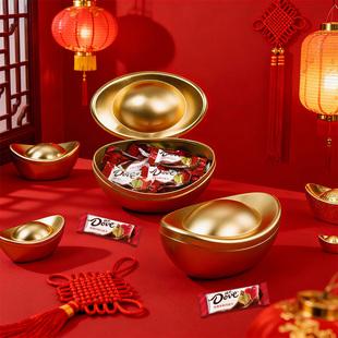 德芙金元宝巧克力90g礼盒新年结婚伴手礼喜糖糖果过年春节送礼