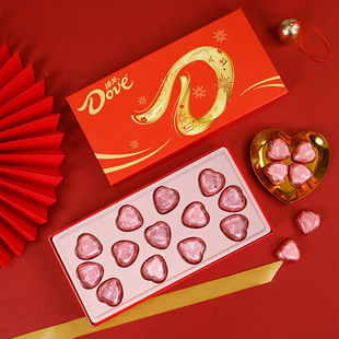 德芙巧克力混装 旦过年送礼礼盒 糖果礼盒年年得福企业团购春节元