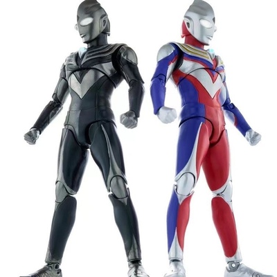 真骨雕迪迦黑暗龙卷爆裂复合强力空中闪耀.ver闪耀型终圣战石化