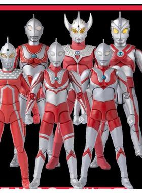 SHF佐菲奥特曼Zoffy昭和六兄弟宇宙超人雷欧初代可动手办模型玩具