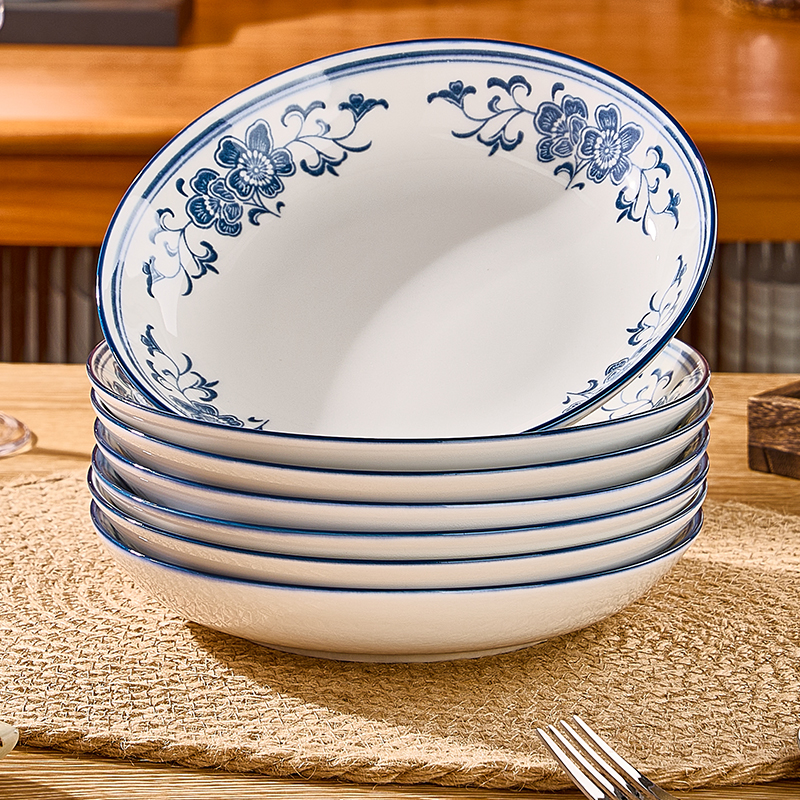 纬廷加厚陶瓷材质家用可微波饭碗