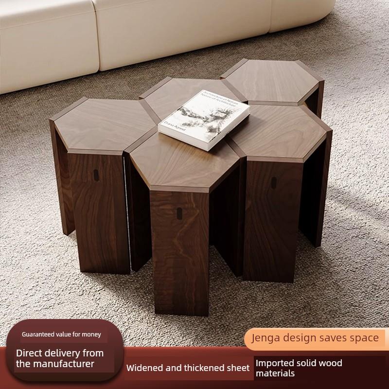 实木叠叠乐新款小户型秩序凳椅子家用换鞋凳方凳可堆叠放边几凳子