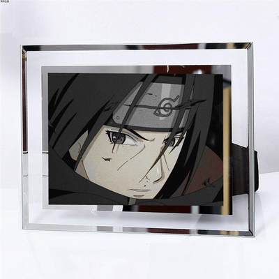 Naruto hanging pictures surrounding picture frame standing c