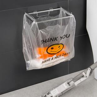 垃圾桶厕所家用卫生间浴室角落马桶旁不锈钢壁挂放卫生纸收纳架子