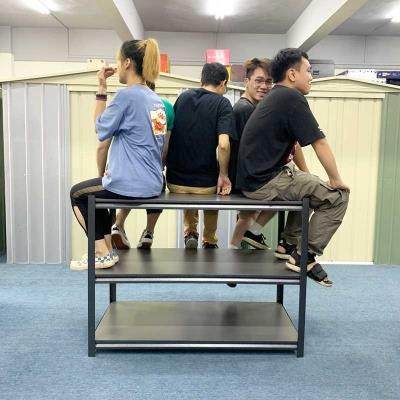 阳台收纳家用铁架子仓储货架置物架多层落地角钢货物架仓库储物架