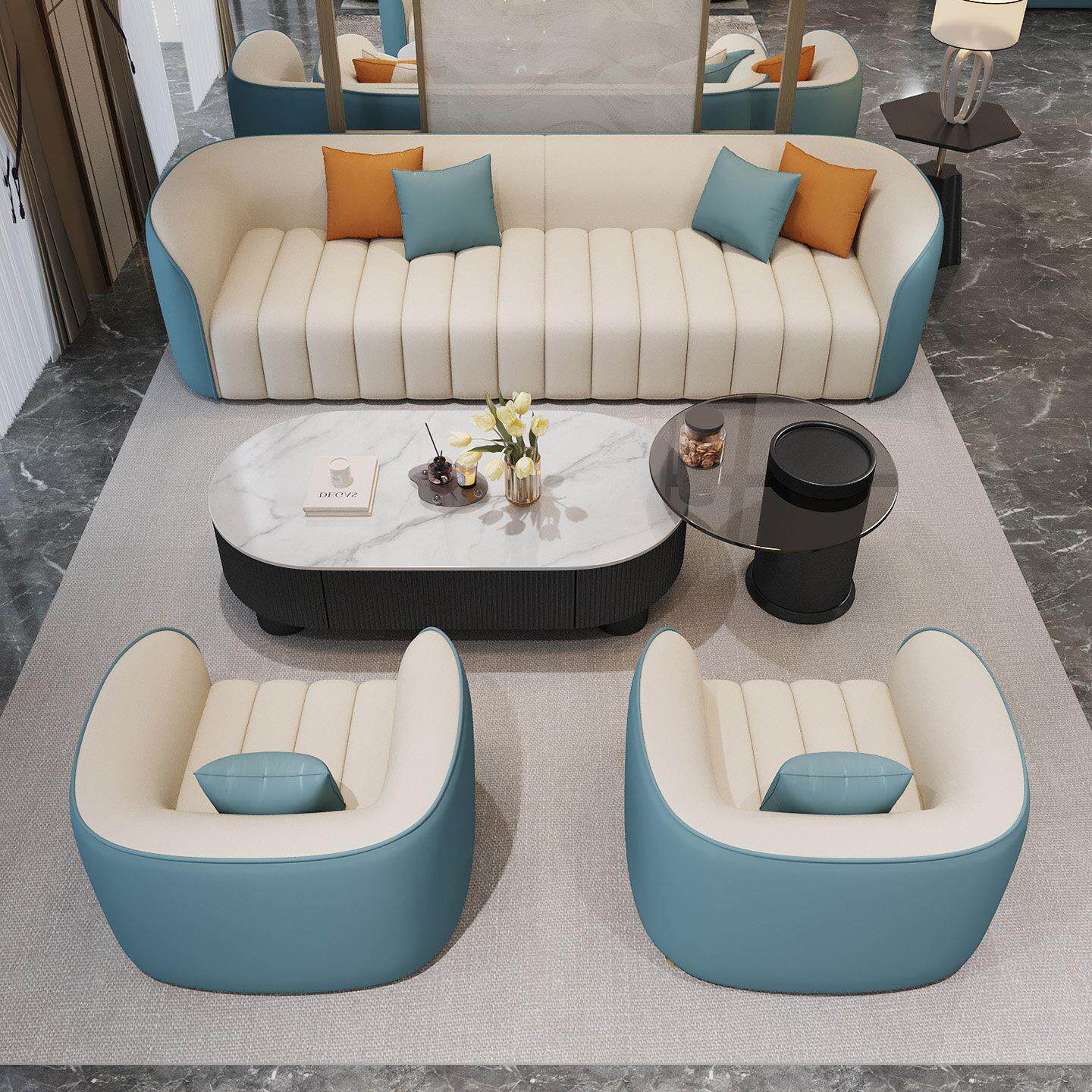 酒店大堂售楼处轻奢桌椅美容院休息区贵宾室接待商务办公洽谈沙发,商业/办公家具,沙发,淘宝优惠券,粉丝福利购,淘宝优惠卷