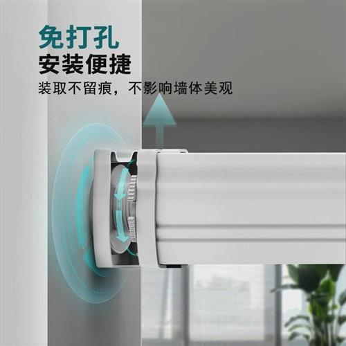 铝百叶窗帘免打孔j2024新款遮光升降卷帘厨房卫生间卧室厕所遮挡