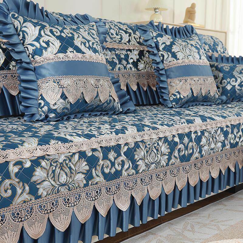 沙发垫四季通用防滑高级感坐垫客厅贵妃全包欧式沙发套罩2024新款