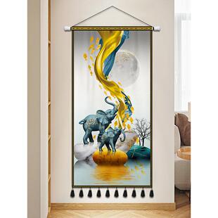玄关墙上挂布遮挡装饰画布挂画北欧布艺挂毯房间背景布布画壁挂毯