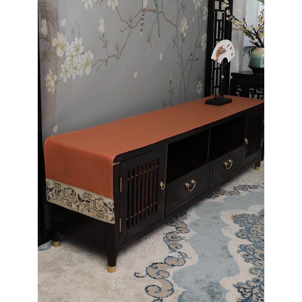 防水电视柜桌布防尘垫布新中式长方形客厅长条茶几台布盖巾中国风,居家布艺,桌布,淘宝优惠券,粉丝福利购,淘宝优惠卷