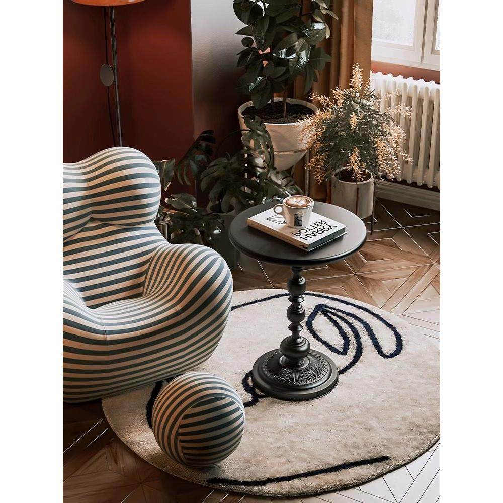 铁艺茶几客厅沙发旁边落地摆件轻奢高档复古卧室房间床头软装饰品,家居饰品,落地摆件,淘宝优惠券,粉丝福利购,淘宝优惠卷