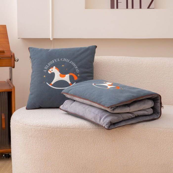 2024新款小马款抱枕被两用沙发靠枕办公室靠垫午睡汽车载客厅床上,居家布艺,靠垫/抱枕,淘宝优惠券,粉丝福利购,淘宝优惠卷