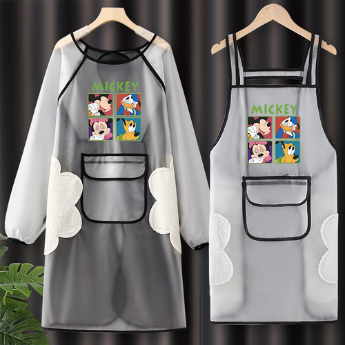 长袖围裙防水油罩衣203新款冬