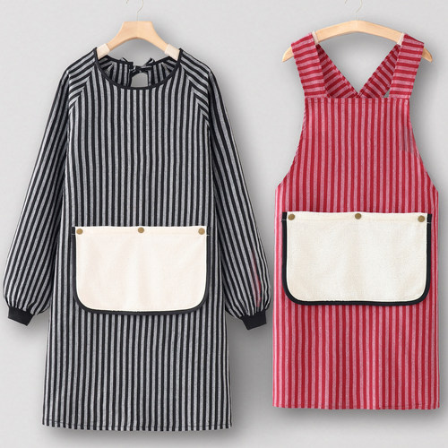 韩版围裙工作服罩衣定制