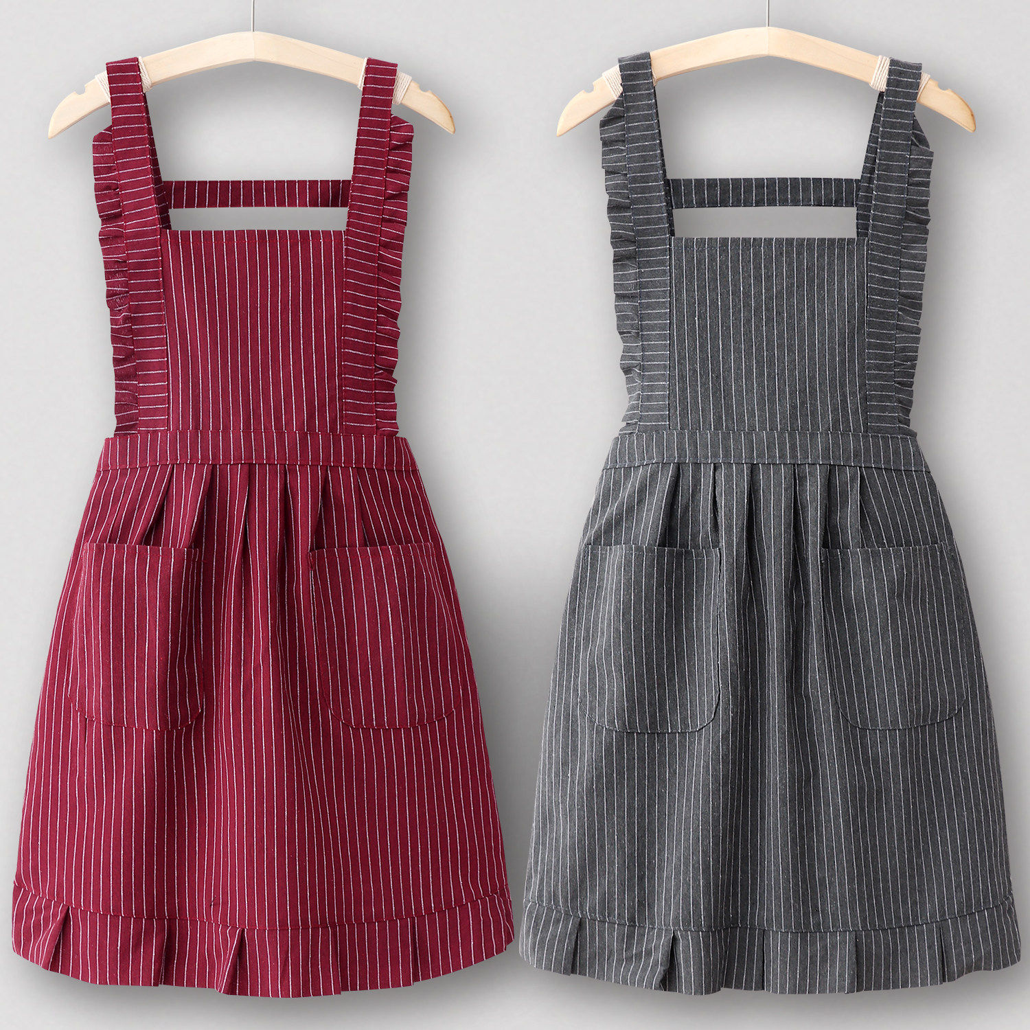 炒菜围裙厨房家用2026新款园艺公主风工作服做饭餐饮上班专用耐脏