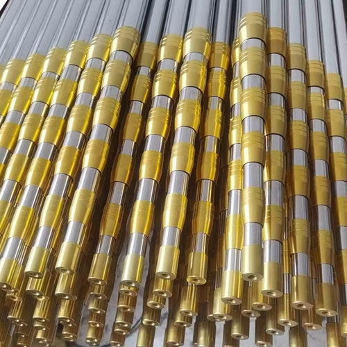 8mm加厚不锈钢伸缩抄网竿｜510米