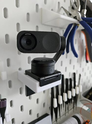 适用宜家SKADIS斯考迪斯 洞洞板配件 影石Insta360 link 2 支架