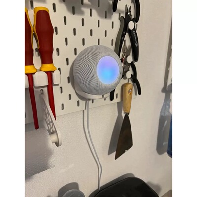 适用宜家SKADIS 斯考迪斯 宜家洞洞板配件 苹果homepod mini 支架