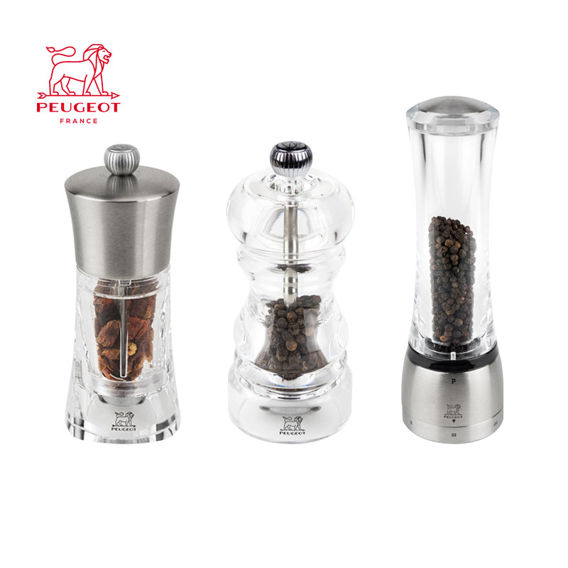 法国标致peugeot胡椒研磨器 家用手动玫瑰盐磨辣椒粉研磨器干辣椒