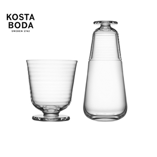 KOSTA BODA进口水晶玻璃Viva直口玻璃水瓶大容量家用水杯水壶套装