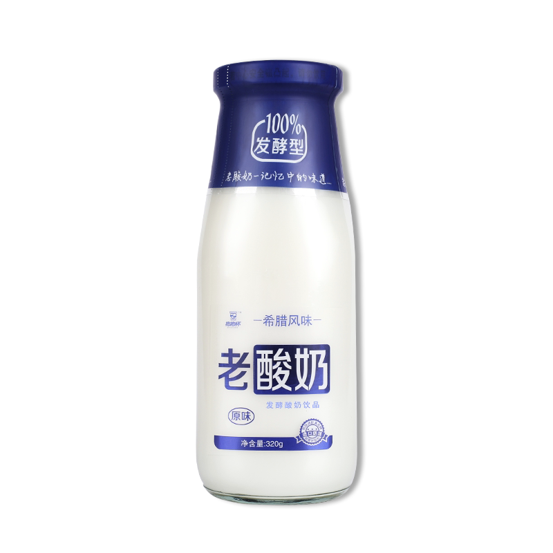 【希腊风味老酸奶】乳果麦玻璃瓶常温酸奶饮品学生儿童营养早餐奶