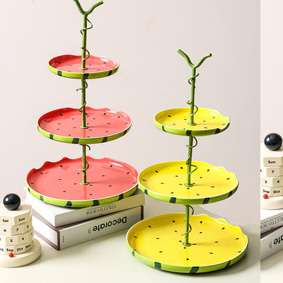 高档创意多层果盘客厅家用