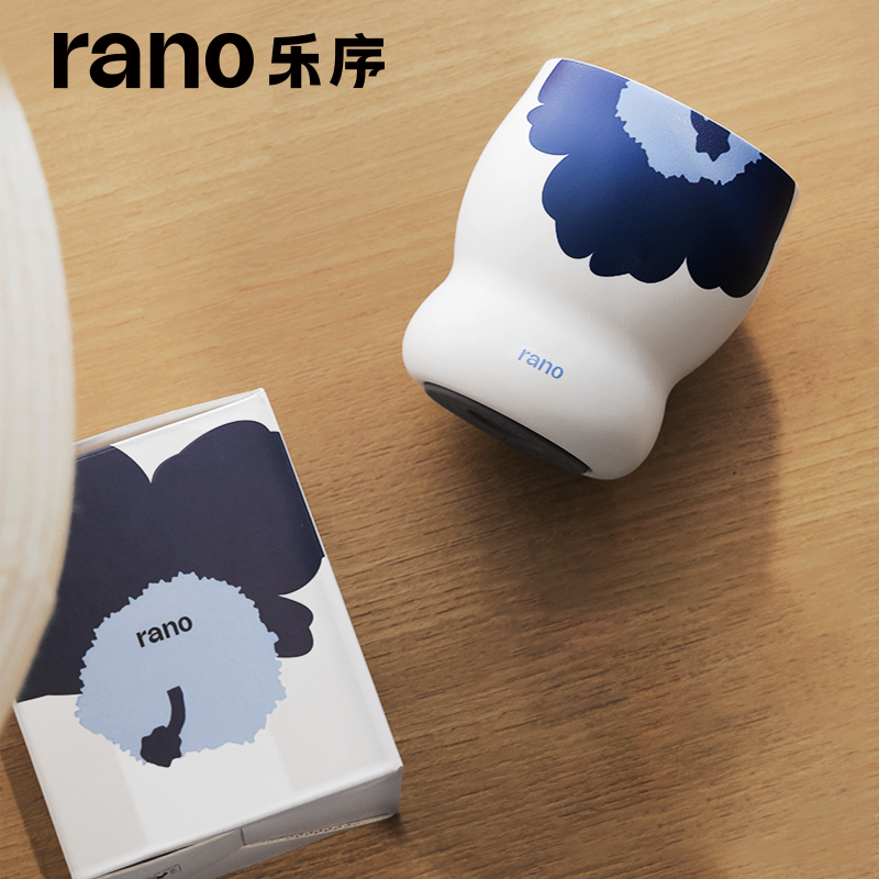 rano乐序雪莉咖啡杯女生便携耐高温陶瓷内胆迷你可爱随手杯子夏季