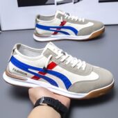 阿甘鞋 学生运动休闲鞋 轻便德训鞋 板鞋 透气帆布鞋 京叶红2026春夏季