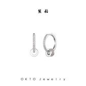 符号 蕉菘OKTO饰品 信念 symbol耳环简约轻奢耳坠闪耀首饰女
