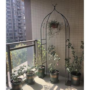 爬藤架玫瑰藤支架庭院攀爬架 家庭阳台拱门花架爬藤架子花植物月季