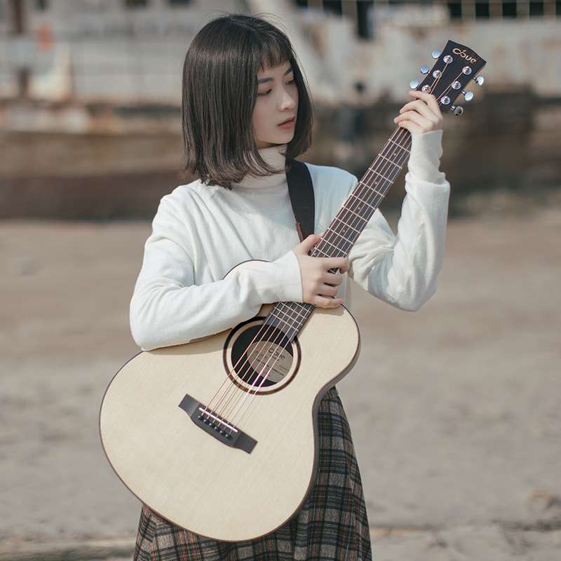 DOVE鸽子吉他民谣木吉他初学儿童面单板36寸吉他260/250鸽子吉它