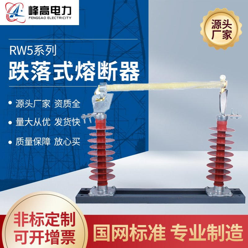 厂家供应 RW5户外高压跌落式熔断器 控制与保护35KV高压熔断器