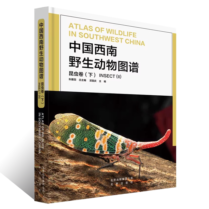 中国西南野生动物图谱 昆虫卷（下）云贵川藏广西自然生态野生特有珍稀昆虫的生活习性和特征科普读物生物学学术研究书北京出版社