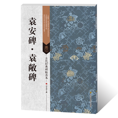 袁安碑袁敞碑 古代碑帖精拓善本 篆书毛笔书法墨迹古贴 软笔书法临摹教程练字帖书法篆刻繁体旁注通篇释读附原碑帖原尺寸拉页