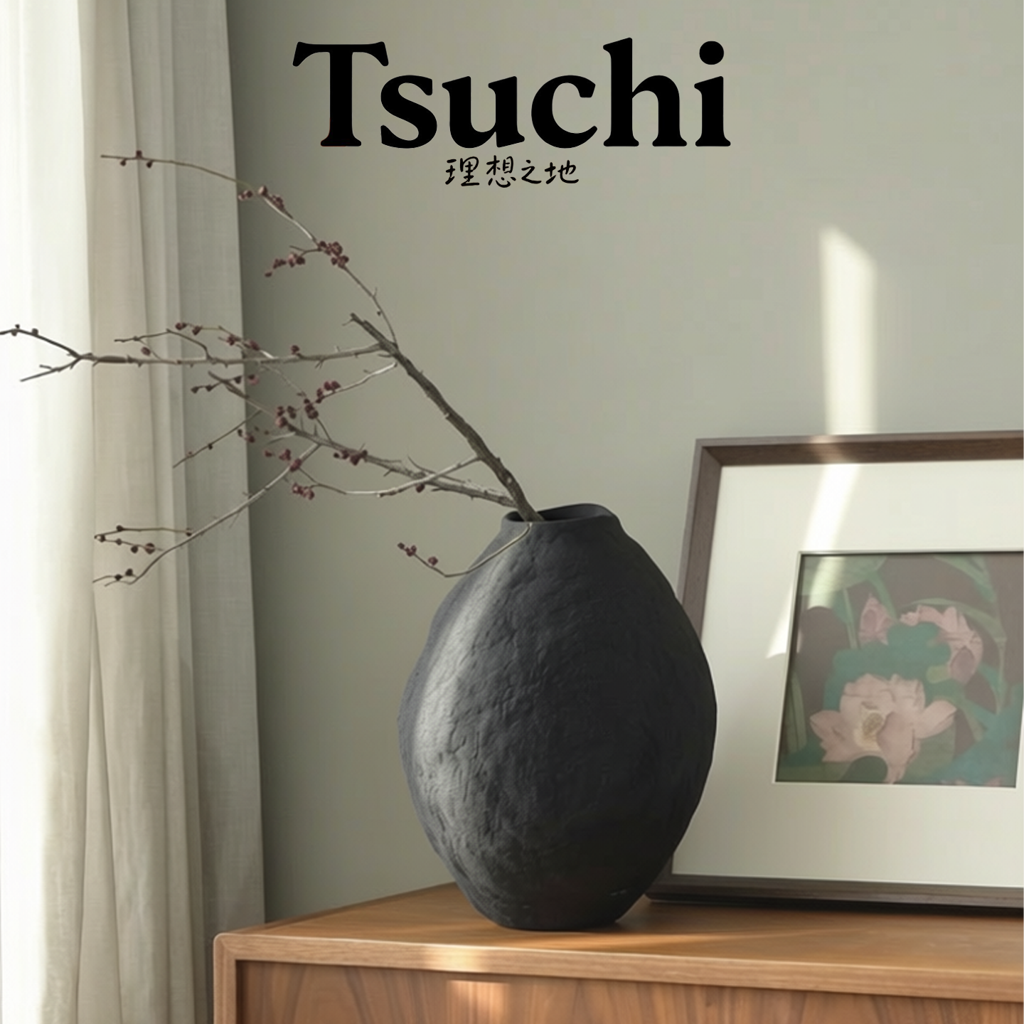 黑色复古侘寂风手工花瓶异形花器家居软装客厅桌面插花装饰摆件,家居饰品,花瓶,淘宝优惠券,粉丝福利购,淘宝优惠卷