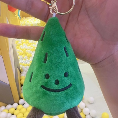 跨境圣诞树挂件小型迷你圣诞树毛绒挂件娃娃毛绒玩具圣诞节装饰品