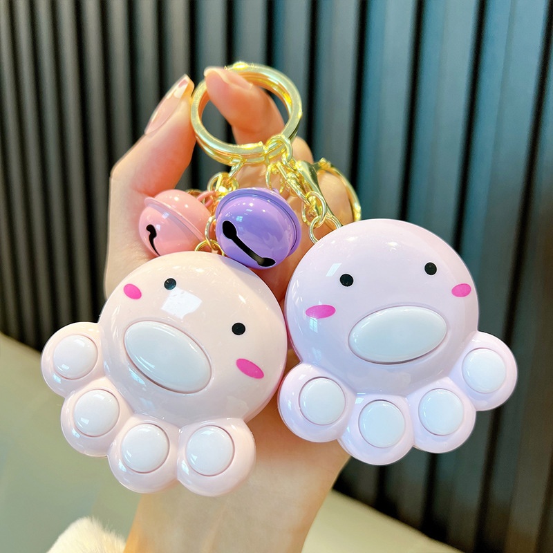 迷你章鱼记忆游戏机钥匙扣益智发光游戏机玩具指尖锻炼钥匙链