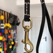 小型犬幼犬牛皮牵引绳宠物狗狗遛B狗牵引带泰迪比熊杰克小狗遛狗