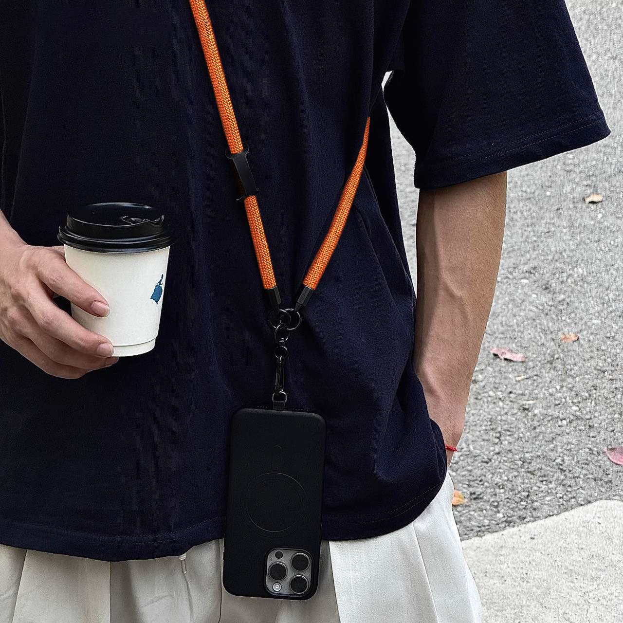 王菲同款日系手机挂绳钥匙扣