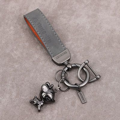 一路平安小鹿钥匙扣挂件