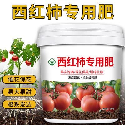 西红柿专用肥料番茄种菜肥料花肥颗粒缓释肥庭院盆栽绿色健康底肥