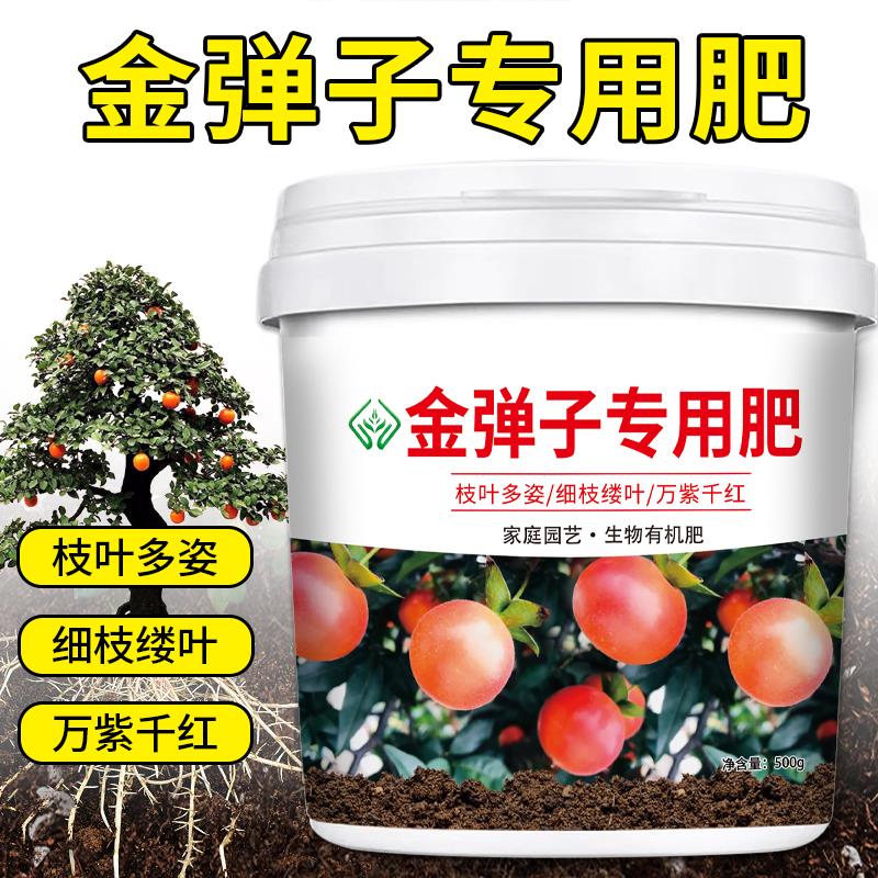 金弹子专用肥料黑塔子树桩有机肥室内金弹子盆栽老桩盆景复合肥料