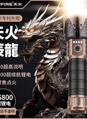 天火辰龙强光超亮手电筒
