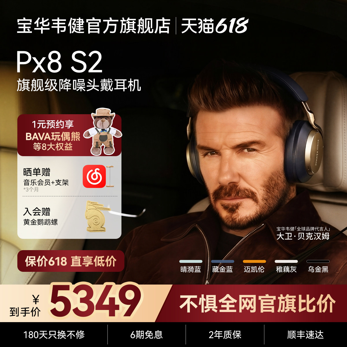 政府补贴｜宝华韦健PX8S2耳机